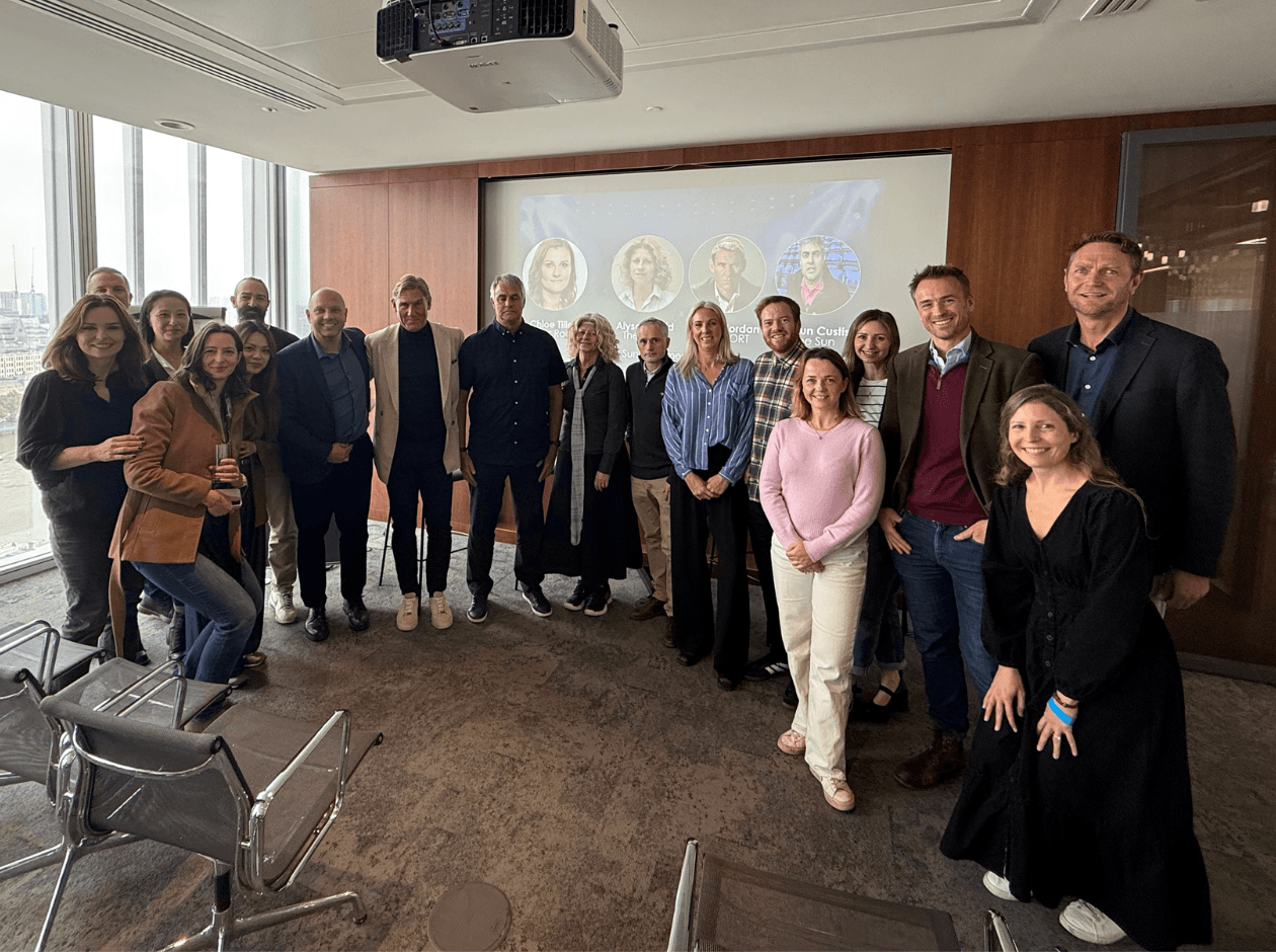 Group of people smiling