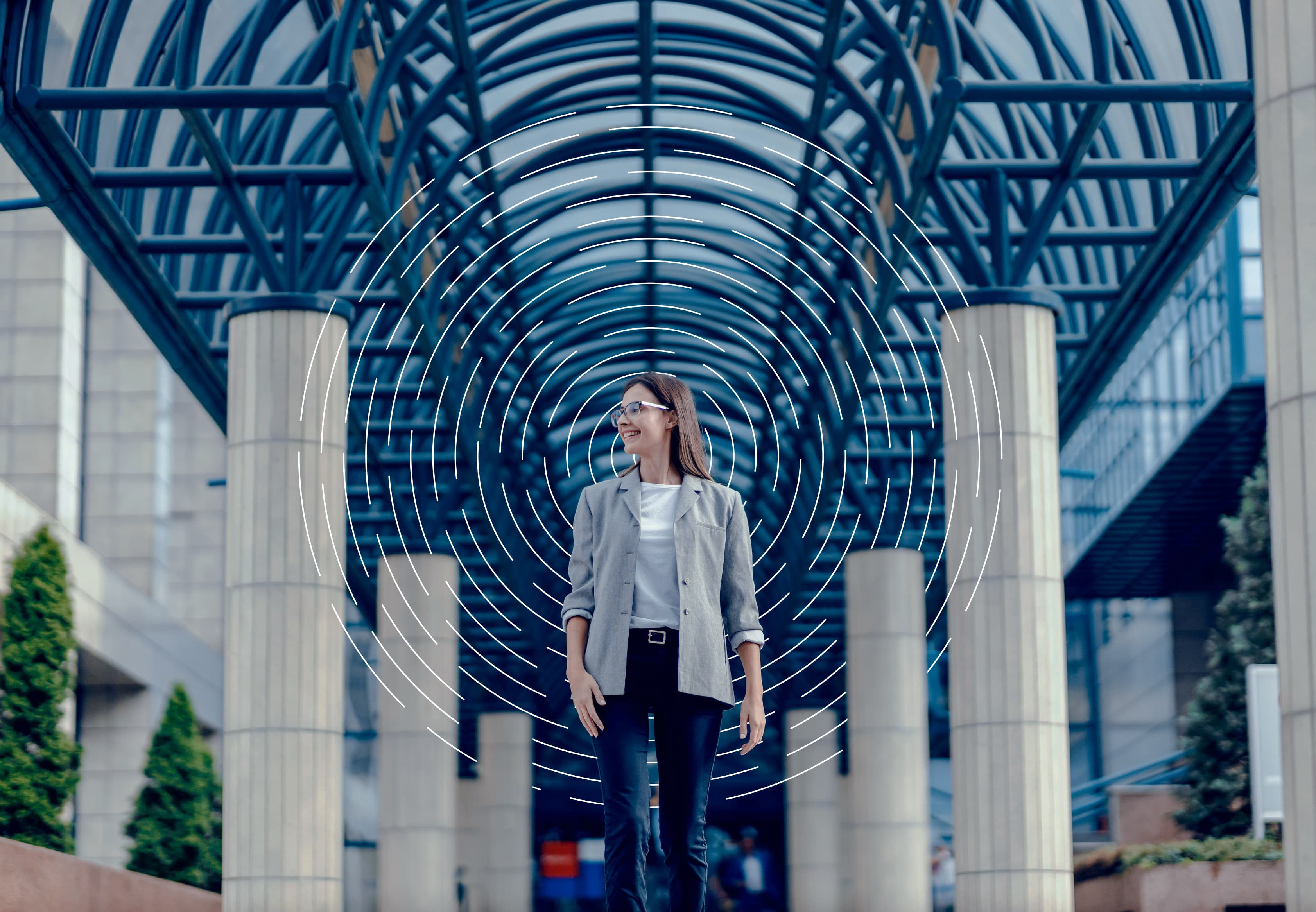 woman walking